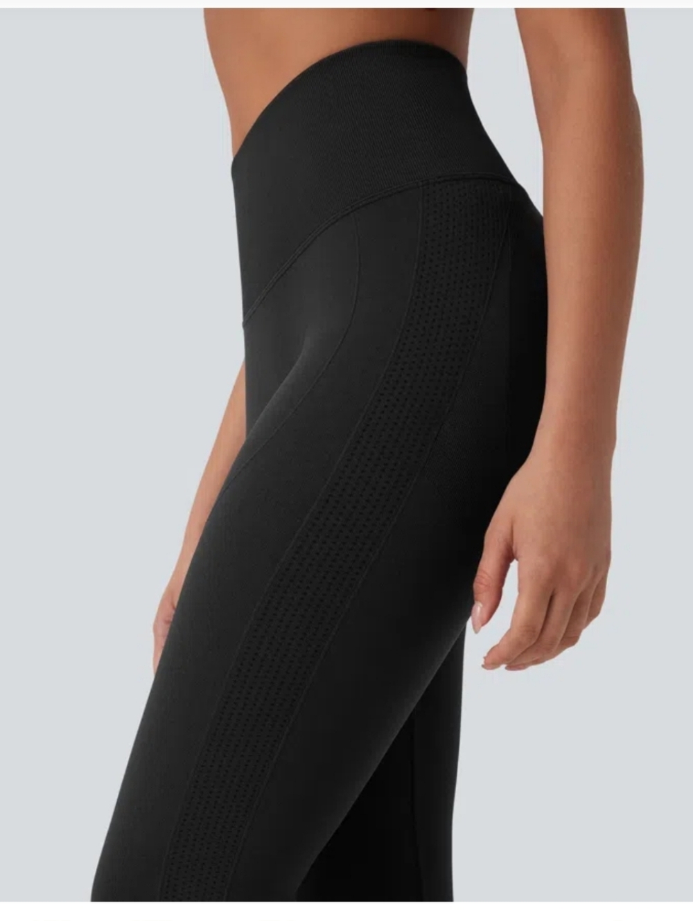 Halara Gray 7/8 Length Leggings - Picture 3 of 5